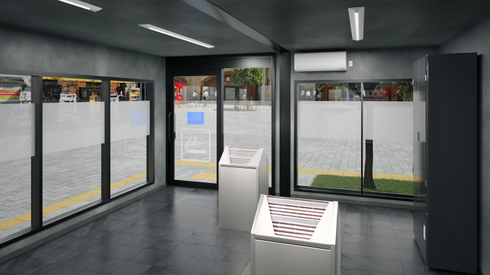 喫煙所　室内イメージ