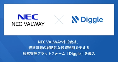 NEC VALWAY株式会社、経営資源の戦略的な投資判断を支える経営管理プラットフォーム「Diggle」の導入で、AI活用を見据えた精緻な管理会計体制の構築を目指す