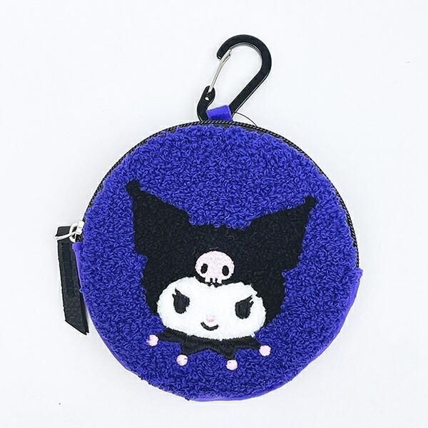 クロミのふわもこなサガラ刺繡ポーチ