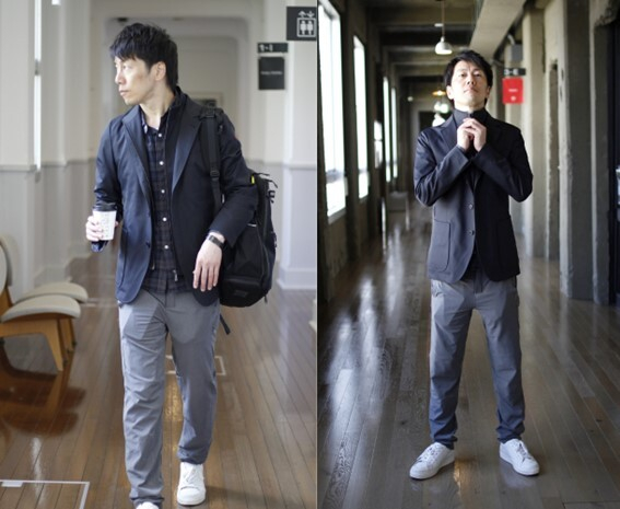 ジャケット＆パンツモデル