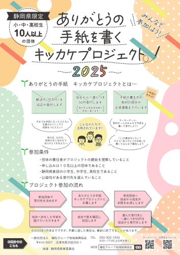 ありがとうの手紙キッカケプロジェクト2025