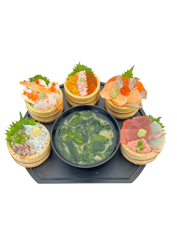 欲張りミニ丼スターズ☆5