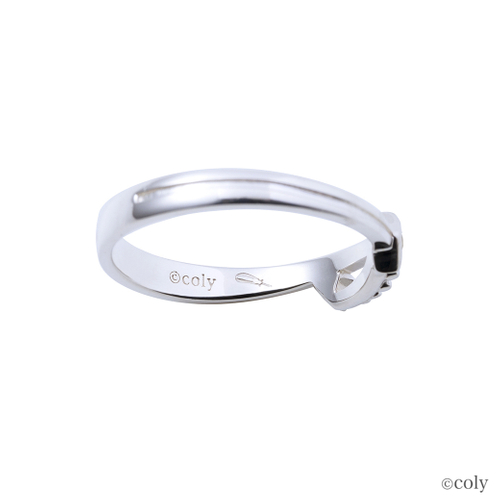 ルチル　シルバーリング内側刻印