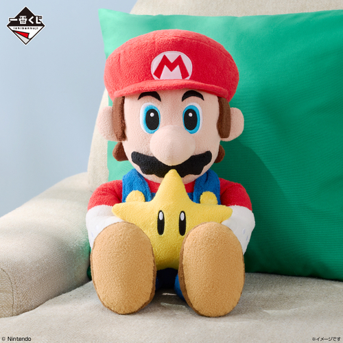 A賞：マリオのおしゃべりぬいぐるみ withスーパースター