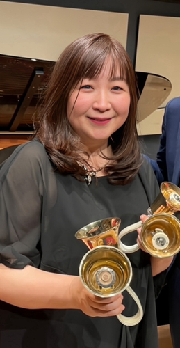 ハンドベル奏者　藤田 美千子氏