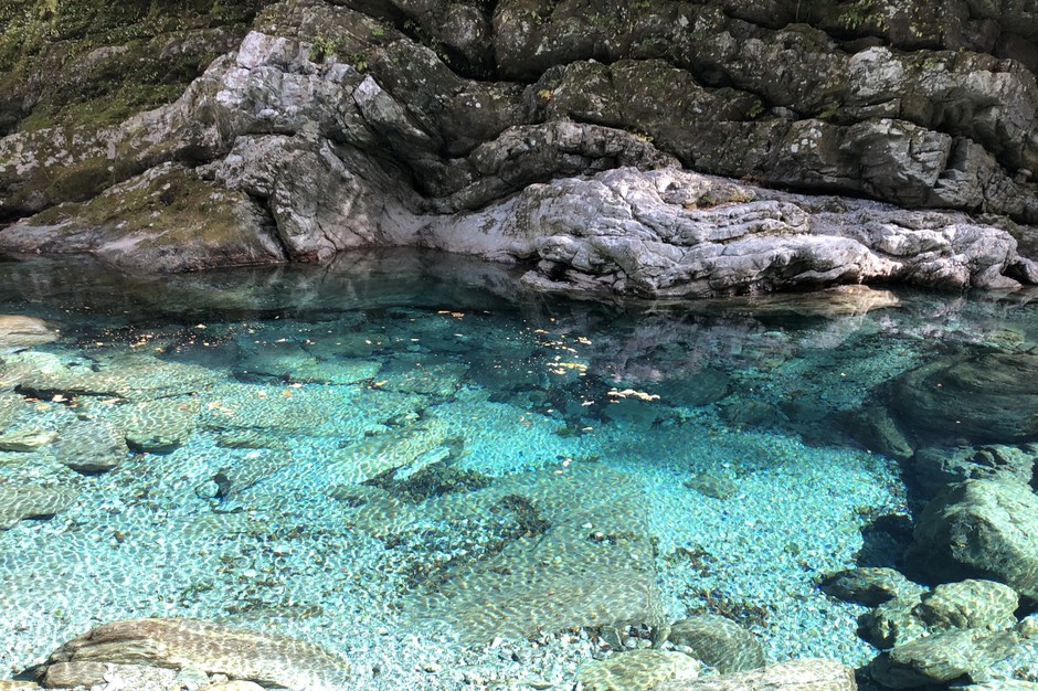 安居渓谷「水晶淵」