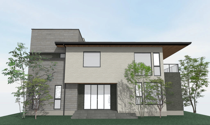 「自然と共に、心地よく暮らす」がテーマのモデルハウス