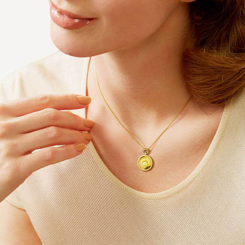 ちびまる子ちゃんコインペンダントモデルカット