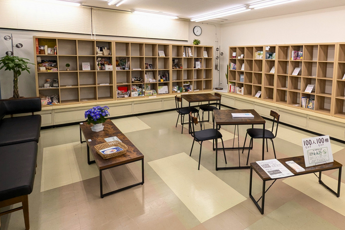 １００人１００棚の全体像