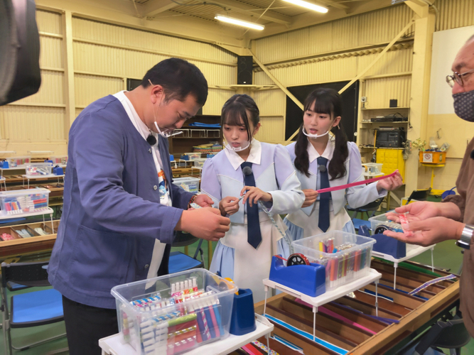 バトルの前は和気あいあい♪