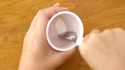 平らな面で最後までキレイに