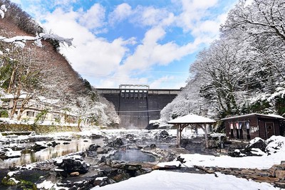 湯原温泉・砂湯(岡山県 真庭市)