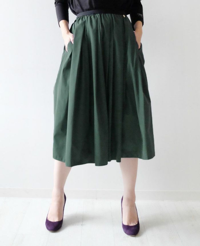 神戸・山の手スカート D.グリーン