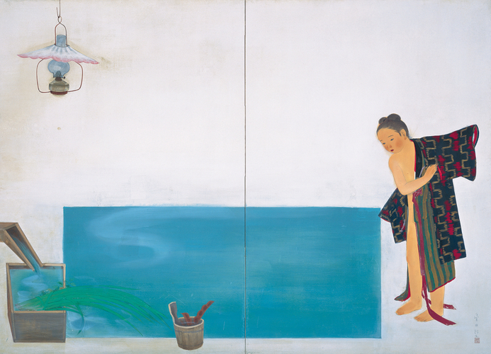 福田豊四郎《五月山湯》1933年　秋田県立近代美術館蔵
