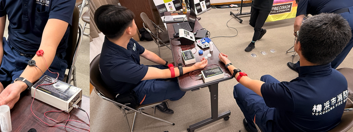 横浜市消防局 青葉消防署　Precision Fuel & Hydration　スウェットテスト