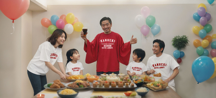 お祝いパーティーの様子