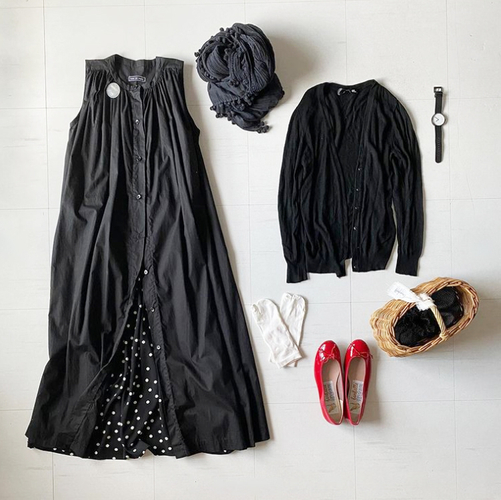 「レイヤードに白ソックスとバレエは鉄板」