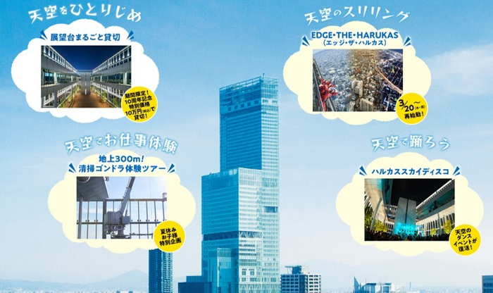 『天空で遊ぼう』4つのイベント(イメージ)