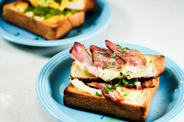 自家製パストラミ＆マッシュポテト（&yen;1350税込）