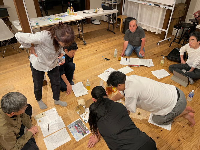 ▲企画立案ワークショップ（キリサワベース）