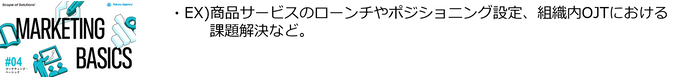 ＃4「マーケティング・ベーシック」ソリューション