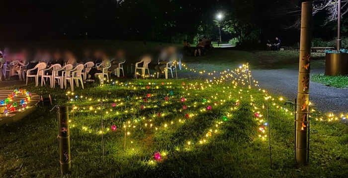 キャンドルの灯り