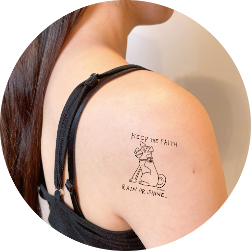 ボディペイント　肩