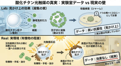 菌の凝集による検査結果への影響/実際の環境で阻害される効果
