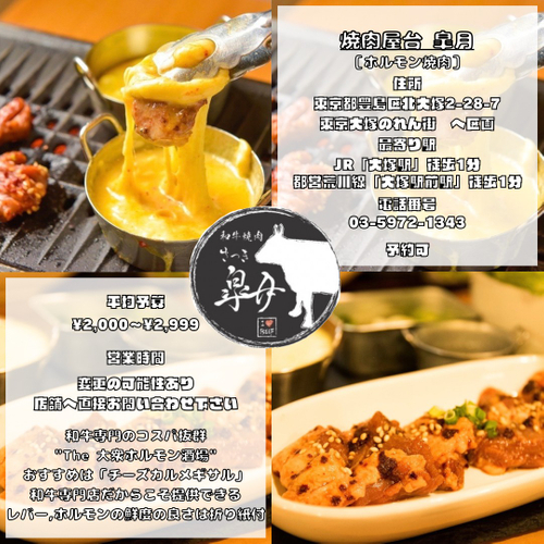 焼肉屋台　皐月　情報