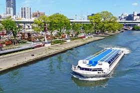 水都大阪と歴史ある京都をシームレスに満喫できる
大阪水上バス「アクアライナー乗船券」と京阪電車「24時間乗り放題チケット」がセットになった商品を新たに発売開始します！