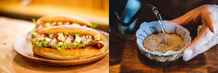 ONE DAY COFFEE STAND_東京産野菜のコッペパン