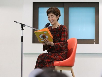 ※横浜アンパンマンこどもミュージアムでのよみきかせの様子
