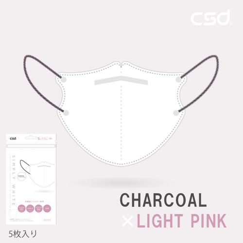 CHARCOAL&times;LIGHT PINK1