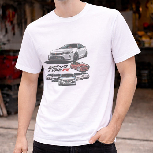 2501HD41-14 HONDA シビック TYPE R Tシャツ