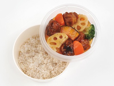 鶏と野菜の黒酢あん(大麦入り)商品イメージ(画像はイメージです。)