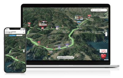 ツール・ド・東北 2023 オフィシャル企画 リアルタイムマップ東北応援企画 powered by Mapbox