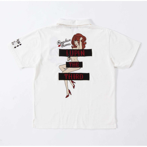 ポロシャツ(白)バック