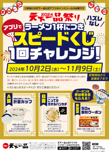 スピードくじキャンペーンポスター