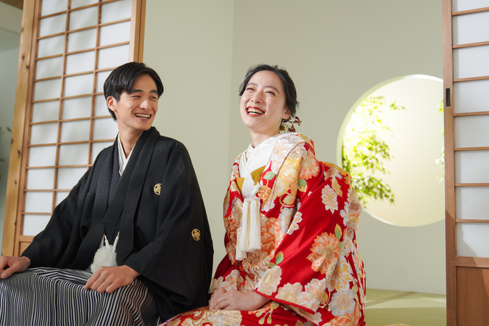 撮影例：屋内庭園スタジオ