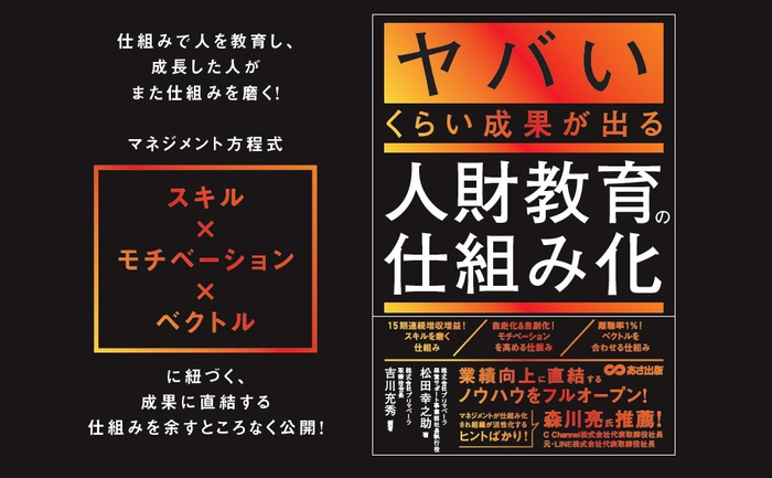 【離職率1%】松田幸之助 著/吉川充秀 編著 『ヤバいくらい成果が出る 人財教育の仕組み化』2025年4月22日刊行