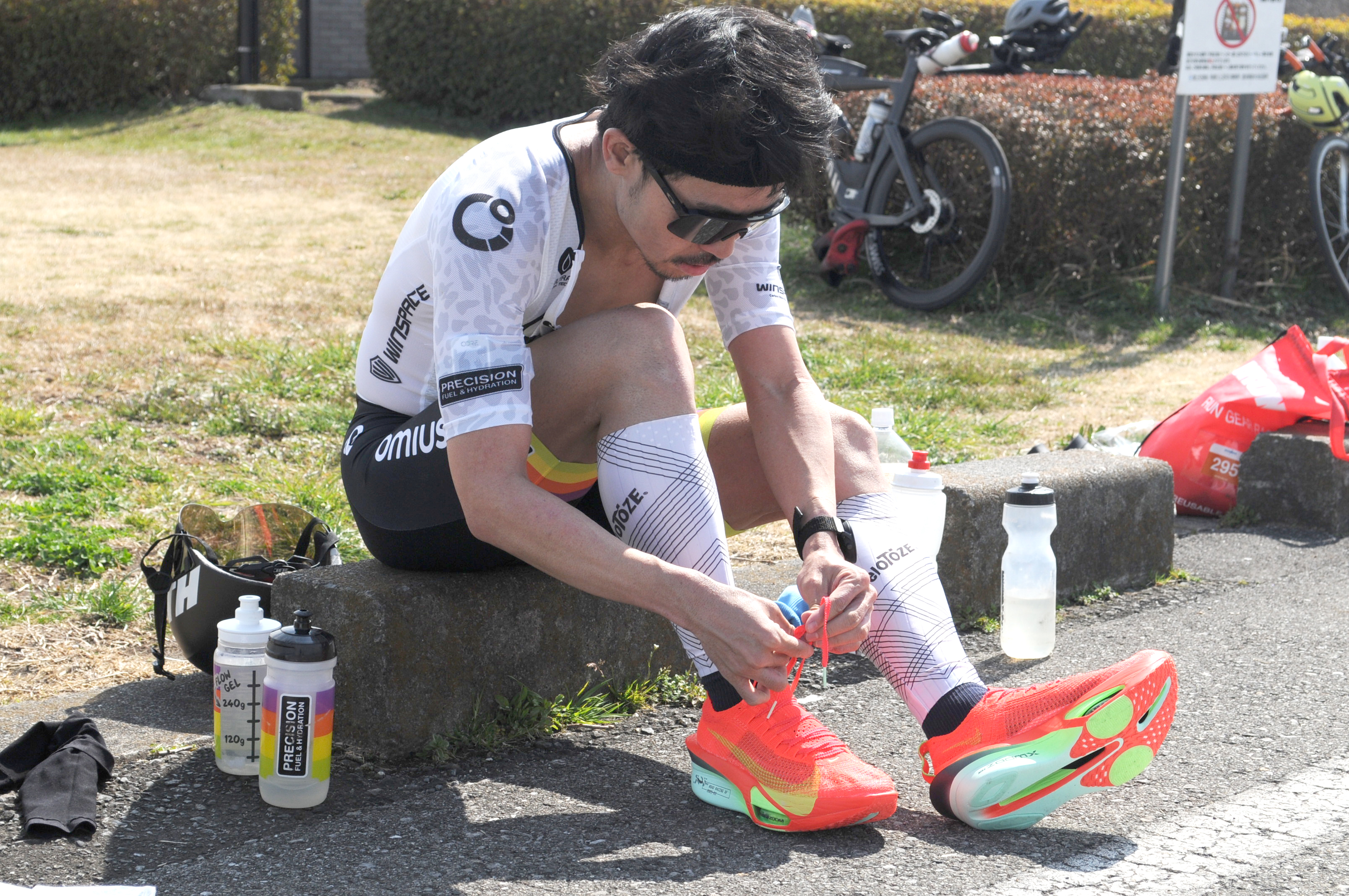 菊池朋明選手：練習風景