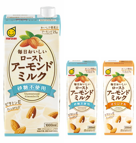 マルサンアイ株式会社　アーモンドミルク一覧