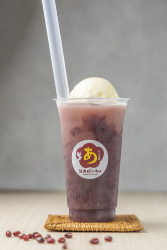 飲めるあんこフロート　ゆずジュレ入り