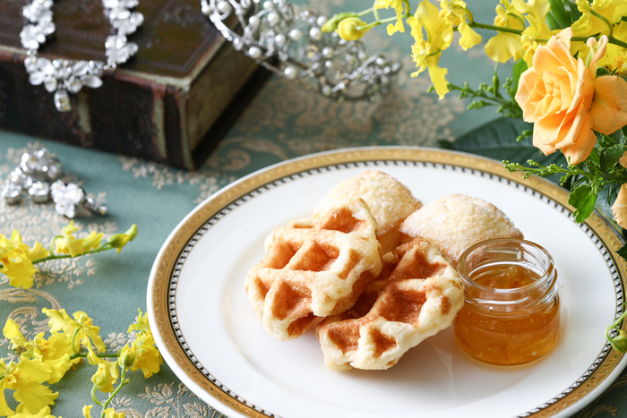 ▲ワッフル・スコーン・マーマレード　イメージ