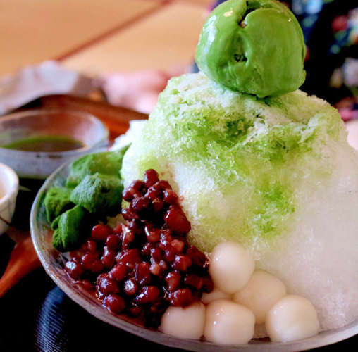 夏季限定 抹茶のかき氷