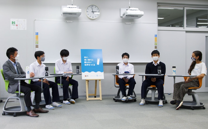 明星高等学校の皆さんと対談