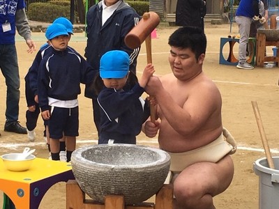 令和元年（2019年）もちつき大会の様子