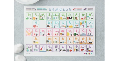 人気キャラ・新幹線と仲間たち「とれたんず」とお風呂で楽しく学べる「とれたんず おふろポスター ひらがなひょう」7/9発売