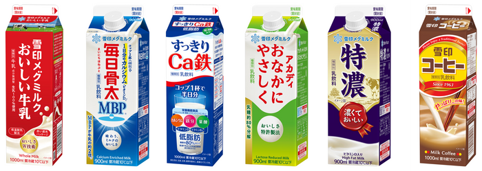 賞味期限延長商品画像（一部）