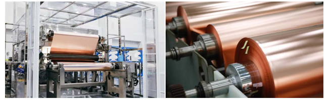 図. 複合銅箔の製品画像